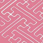 AC207-23 SAYA GATA Pink on Tint Quadrille Fabric