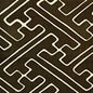 AC207-26 SAYA GATA Brown on Tint Quadrille Fabric