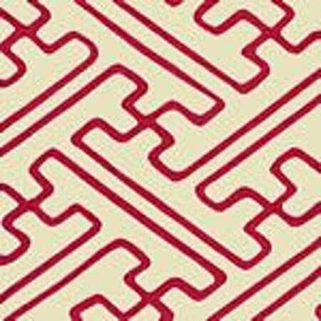 AC207-60 SAYA GATA Magenta Lines on Tint Quadrille Fabric