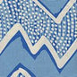 AC260-08 MONTECITO ZIG ZAG Celeste on Tint Quadrille Fabric