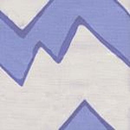 AC260-01 MONTECITO ZIG ZAG Periwinkle on Tint Quadrille Fabric