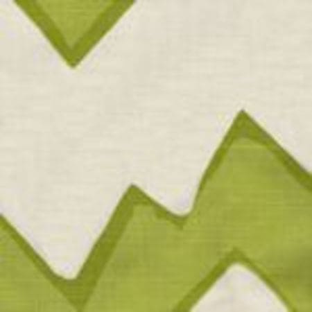 AC260-09 MONTECITO ZIG ZAG Chartreuse on Tint Quadrille Fabric
