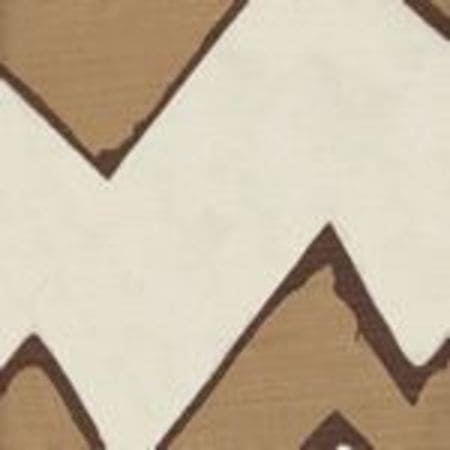 AC260-11 MONTECITO ZIG ZAG Mocha on Tint Quadrille Fabric