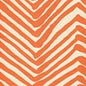 AC302-05 ZIG ZAG New Orange on Tint Quadrille Fabric