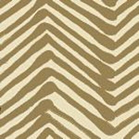 AC302-11 ZIG ZAG Taupe on Tint Quadrille Fabric