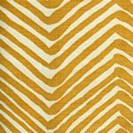 AC302-13 ZIG ZAG Inca Gold on Tint Quadrille Fabric