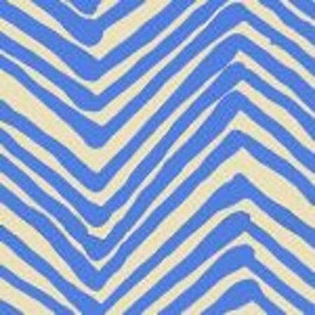 AC302-15 ZIG ZAG French Blue on Tint Quadrille Fabric