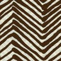 AC302-16 ZIG ZAG Brown on Tint Quadrille Fabric