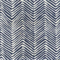 AC303-18W PETITE ZIG ZAG Navy on White Quadrille Fabric