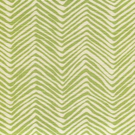 AC303-32 PETITE ZIG ZAG Jungle Green on Tint Quadrille Fabric