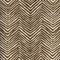 AC303-38 PETITE ZIG ZAG New Brown on Tint Quadrille Fabric