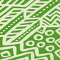 AC304O-22 LITTLE MARGIE ON OSCAR Jungle Green on Ivory Quadrille Fabric