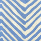 AC305-15 ZIG ZAG LARGE SCALE French Blue on Tint Quadrille Fabric