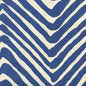 AC305-18 ZIG ZAG LARGE SCALE New Navy on Tint Quadrille Fabric