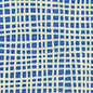 AC403-15 CRISS CROSS French Blue on Tint Quadrille Fabric