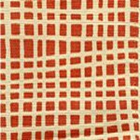 AC403-17 CRISS CROSS Shrimp on Tint Quadrille Fabric