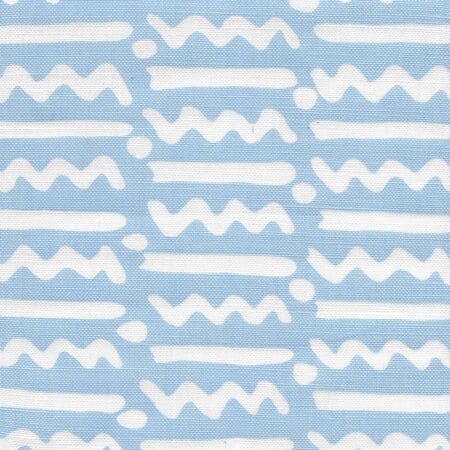 AC407-02 JAYBEE REVERSE Sky Blue on Oyster Quadrille Fabric