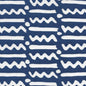 AC407-08 JAYBEE REVERSE New Navy on Oyster Quadrille Fabric