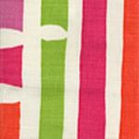 AC602-02LC ANTIBES Pink Green Yellow Quadrille Fabric