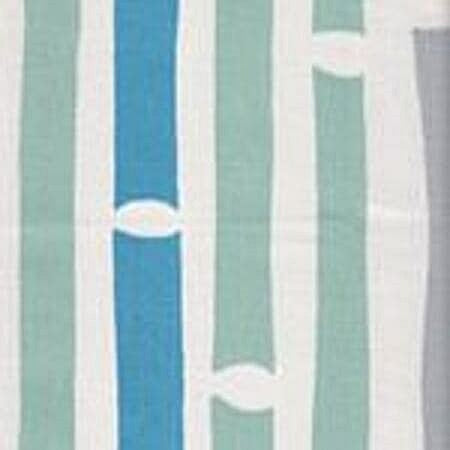 AC620-01W CANNES Multi Blues Grey Turquoise Quadrille Fabric