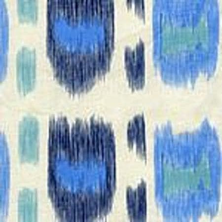 AC704-01CU CINTRA Multi Blues, Navy on Tint Quadrille Fabric