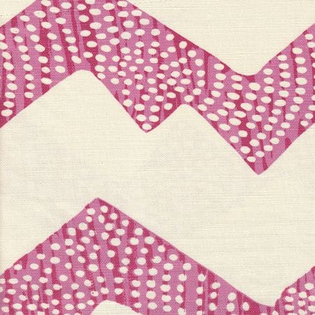 AC720-10 MOJAVE ZIG ZAG Corals on Tint Quadrille Fabric