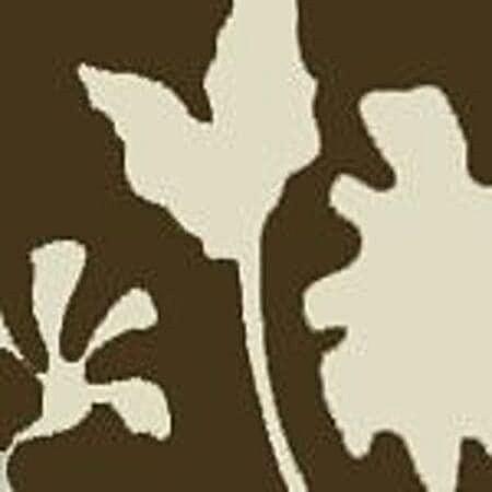 AC804B-04 POTALLA BACKGROUND Brown on Tint Quadrille Fabric