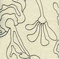 AC804L-30 POTALLA OUTLINE Black on Tint Quadrille Fabric