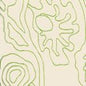 AC804L-32 POTALLA OUTLINE Jungle Green on Tint Quadrille Fabric