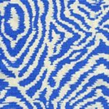 AC809-08 MELOIRE REVERSE Pacific Blue on Tint Quadrille Fabric