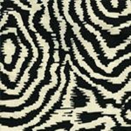 AC809-39 MELOIRE REVERSE Black on Tint Quadrille Fabric