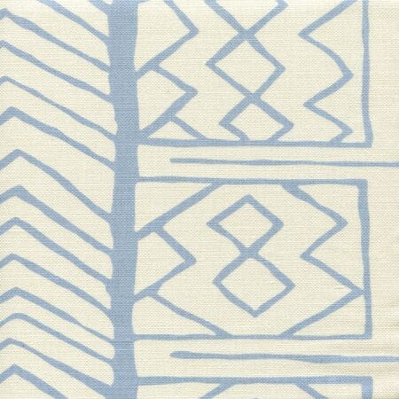 AC811-01 ARUBA II Windsor Blue on Tint Quadrille Fabric