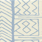 AC811-01 ARUBA II Windsor Blue on Tint Quadrille Fabric