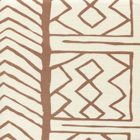 AC811-07 ARUBA II Tobacco on Tint Quadrille Fabric