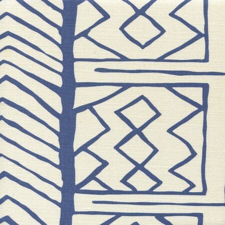 AC811-08 ARUBA II New Navy on Tint Quadrille Fabric