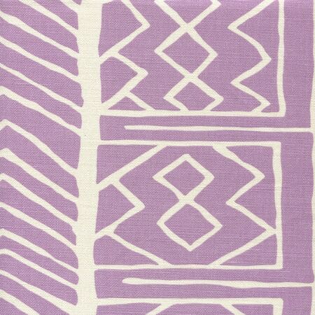 AC812-02 ARUBA II BACKGROUND Lavender on Tint Quadrille Fabric