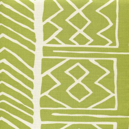 AC812-05 ARUBA II BACKGROUND Jungle Green on Tint Quadrille Fabric