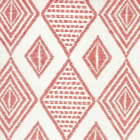 AC850-01 SAFARI EMBROIDERY Melon on Tint Quadrille Fabric