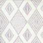 AC850-04 SAFARI EMBROIDERY Soft Lavender on Tint Quadrille Fabric
