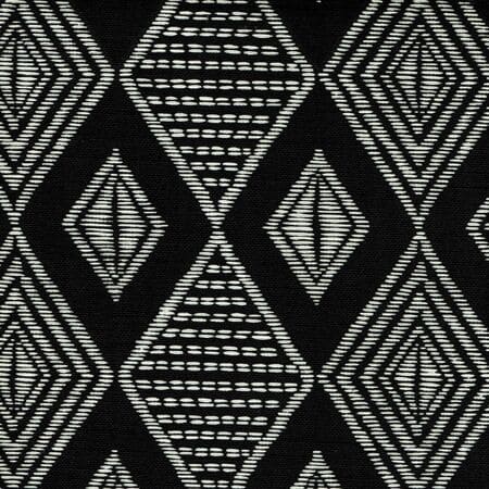 AC855-11 SAFARI Black on Tint Quadrille Fabric