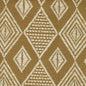 AC850-13 SAFARI EMBROIDERY Caramel on Tint Quadrille Fabric