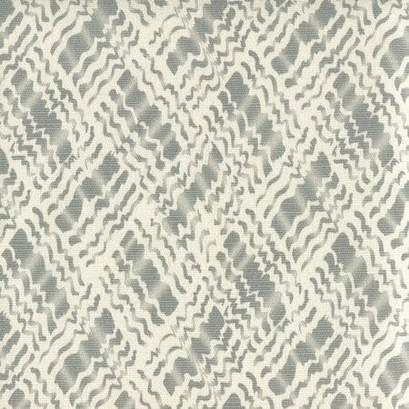 AC860-07 BAHA II Dark Grey on Tint Quadrille Fabric