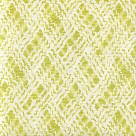 AC860-08 BAHA II Jungle Green on Tint Quadrille Fabric