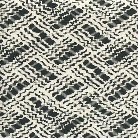 AC860-09 BAHA II Black on Tint Quadrille Fabric