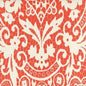 AC870-06 NEW BROMPTON Orange on Tint Quadrille Fabric