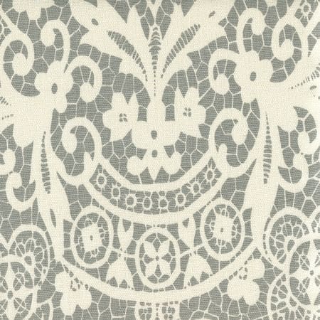 AC870-07 NEW BROMPTON Dark Grey on Tint Quadrille Fabric