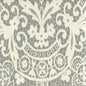 AC870-07 NEW BROMPTON Dark Grey on Tint Quadrille Fabric