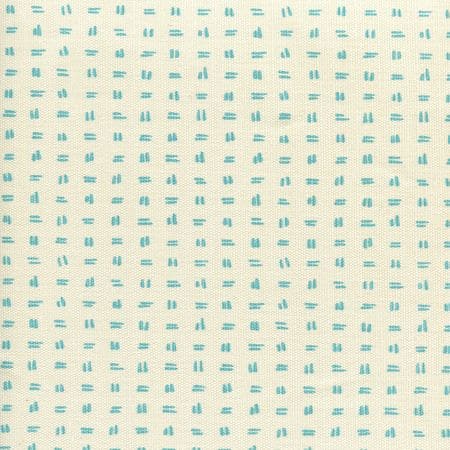 AC880-03 TATE Turquoise on Tint Quadrille Fabric