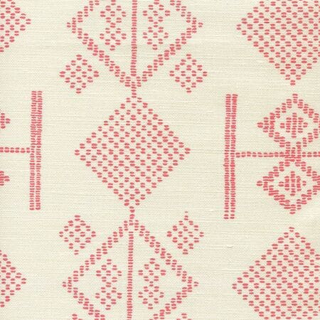 AC890-01 VACANCES Melon on Tint Quadrille Fabric