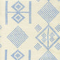 AC890-05 VACANCES French Blue on Tint Quadrille Fabric